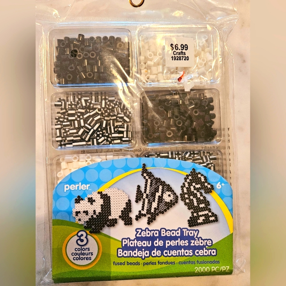Pearler bead zebra set